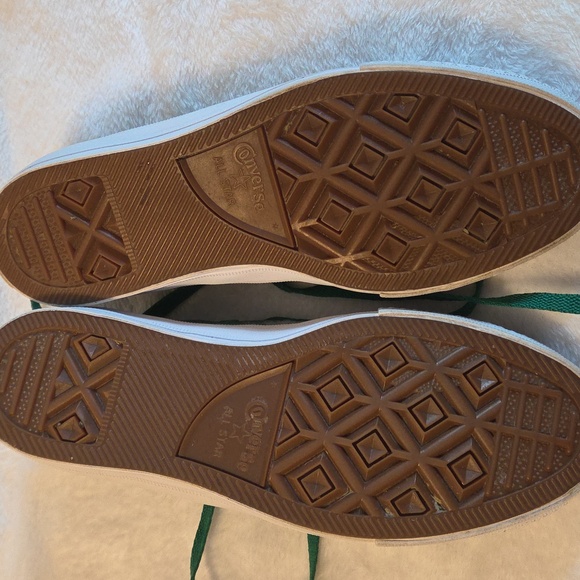 Converse Iridescent Forest Green Chuck Taylor Shoes Womens Size 7.5 - Picture 7 of 12